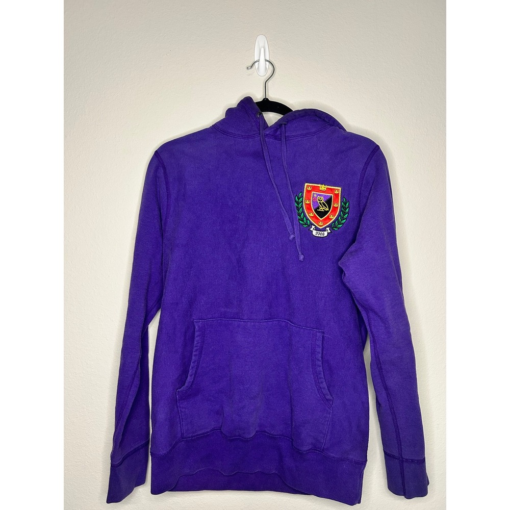 OVO Drake October's Very Own Academy Crest Purple Hoodie Small Canada